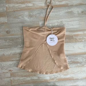 NWT Princess Polly ☁️ Gabriel Tank Top in Beige 🧸 Sz 4